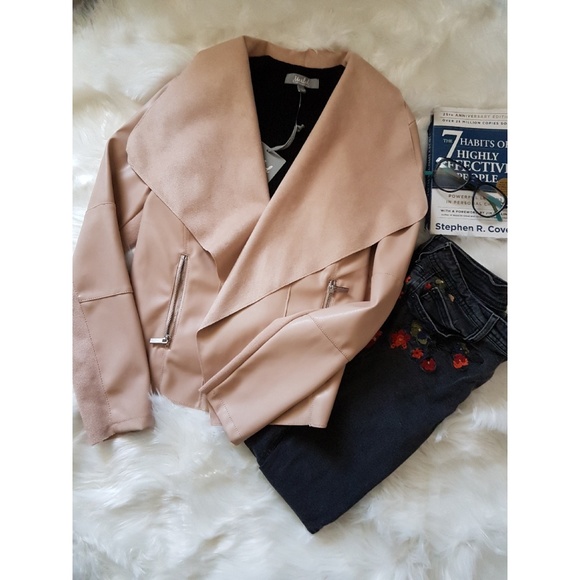 bagatelle Jackets & Blazers - Bagatelle Faux Leather Light Jacket.